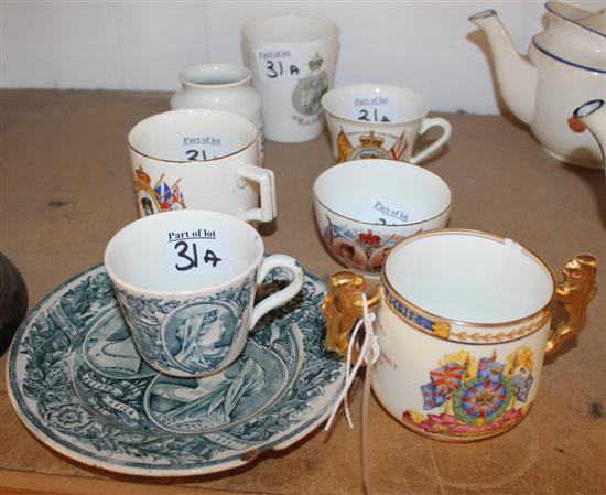 Group of Royal Commemorative ceramics